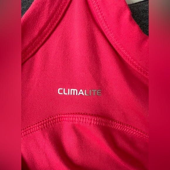 Adidas ClimaLite women’s pink workout tank top outdoor -size s - Picture 8 of 8